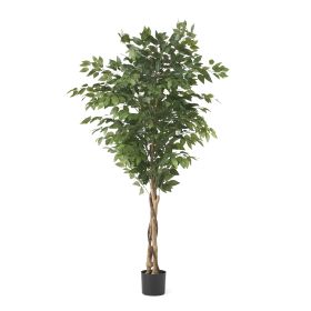 180CM ARTIFICIAL BANYAN TREE (Color: Green)