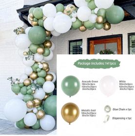 Balloon Garland Arch Kit Wedding Birthday Balloons Decoration Party Balloons For Baby Shower Decor Ballon Baloon Accessories (Color: 28)