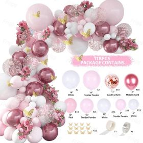 Balloon Garland Arch Kit Wedding Birthday Balloons Decoration Party Balloons For Baby Shower Decor Ballon Baloon Accessories (Color: 30)