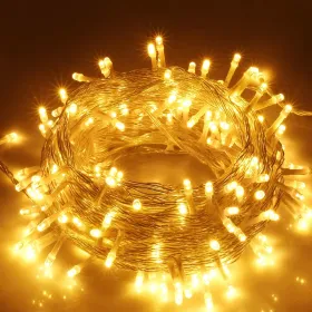 3M 300 LEDs String Curtain Light IP44 String Fairy Lights Party Xmas Decor Lamps (Option: 1Pack)